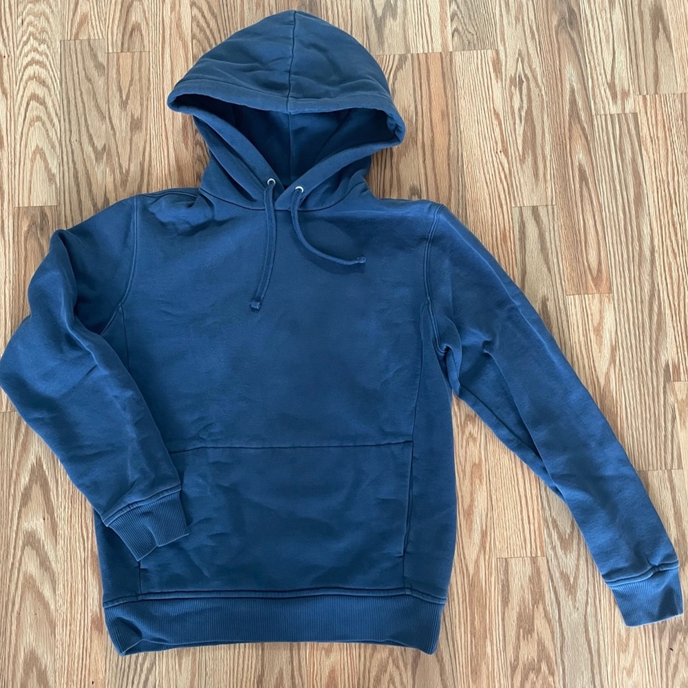 Everlane Blue Casual Hoodie Unisex S